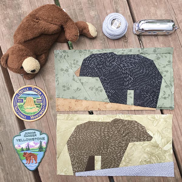 Bears of the National Parks EPP & FPP Pattern PDF Download Fiona